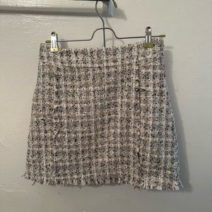 Vintage cream beautiful detailed skirt for women size M